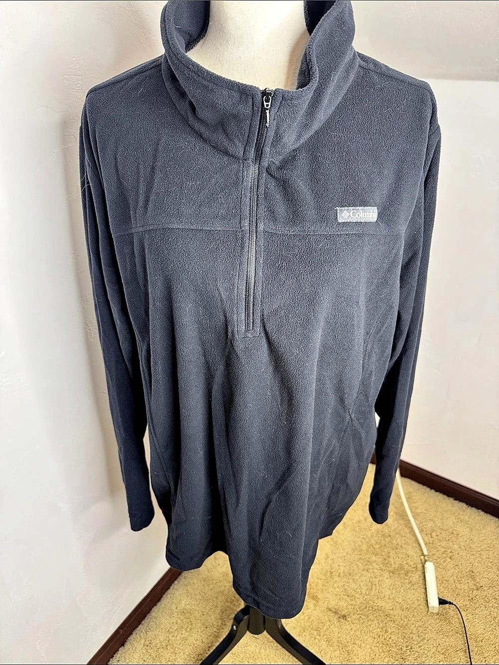 Columbia Glacial IV Half-Zip Fleece Pullover Black Size 3X